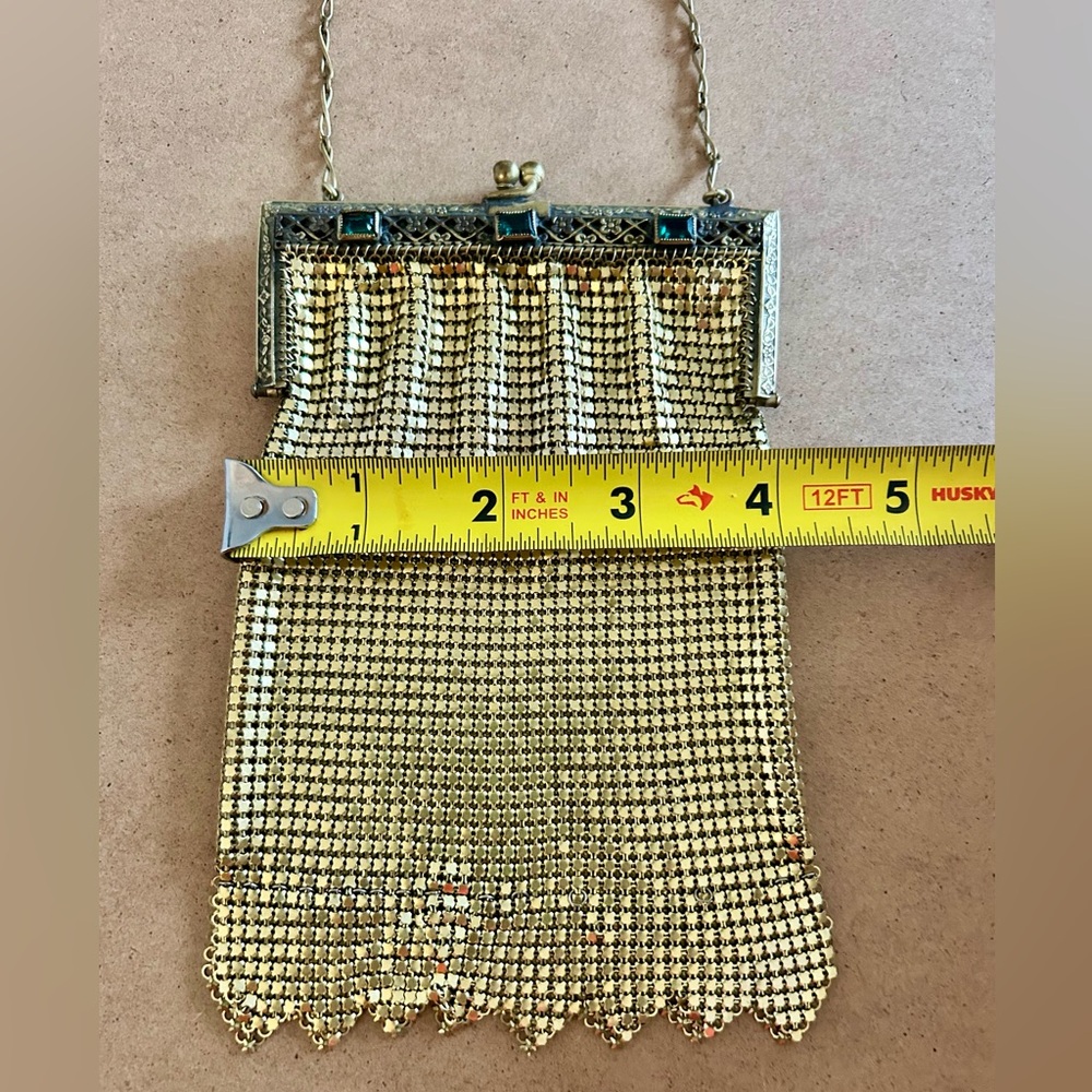 Vintage 1920s Whiting & Davis Metal Mesh Purse - Picture 6 of 14